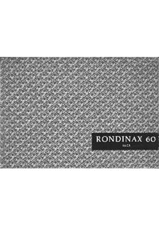 Agfa Rondinax 60 manual. Camera Instructions.